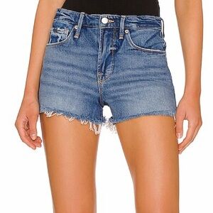 Good '90s Jean Denim Short in Indigo 156 Good American size 00 / 24